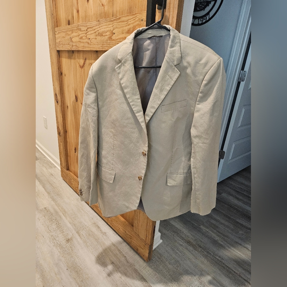 Banana Republic Tan Sport Coat Classic Tailored Blazer